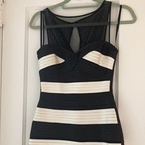 BCBG Mazazria bodycon holiday dress